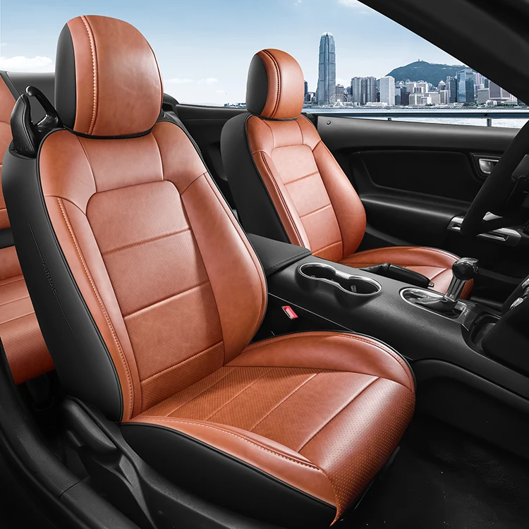 Funda de asiento convertible para Ford Mustang de ajuste personalizado