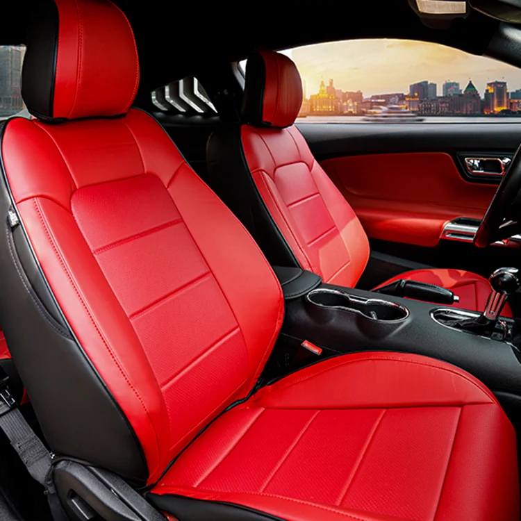 Funda de asiento con techo rígido para Ford Mustang Coupe, ajuste personalizado