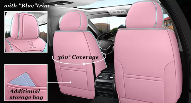 rear luxury leather universal seat cover for split bench seats
