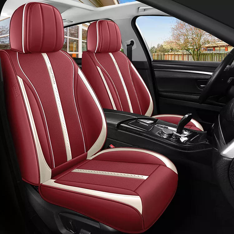 Juego completo de fundas universales para asientos de coche de cuero