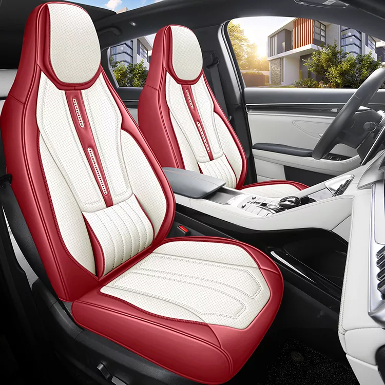 Fundas universales integradas para asientos de automóvil con soporte lumbar