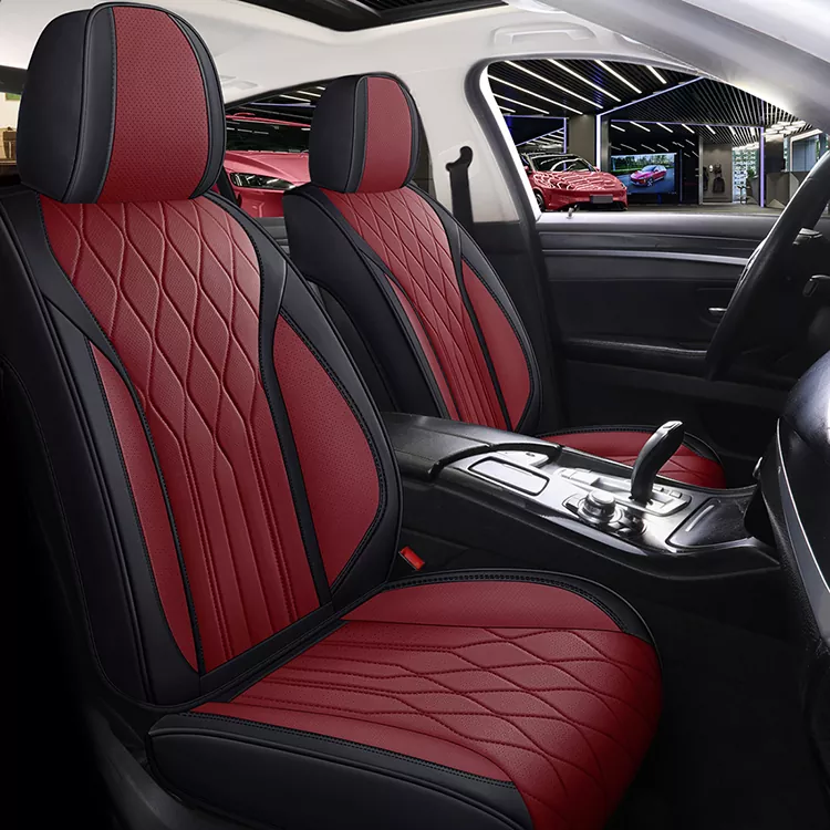Funda de asiento de cuero universal para automóvil