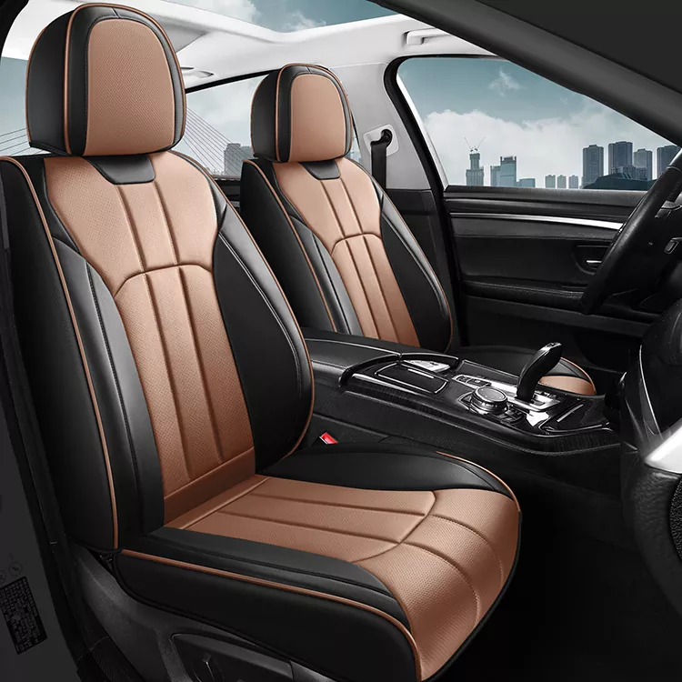 Juego completo de fundas de asiento de cuero universales